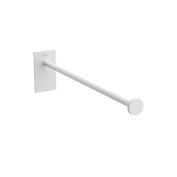 Ivy Bronx Towel Wall Mounted Rail Square Design with Chrome Plated